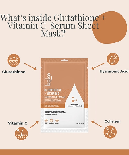glutathione sheet mask benefits for Glowing Skin & Skin Brightening with Vitamin C-20ml LAIT SNAPCHAT BLACK DIAMOND Brand:Kan Herbs - Essentials Vial Size:15ml Vial