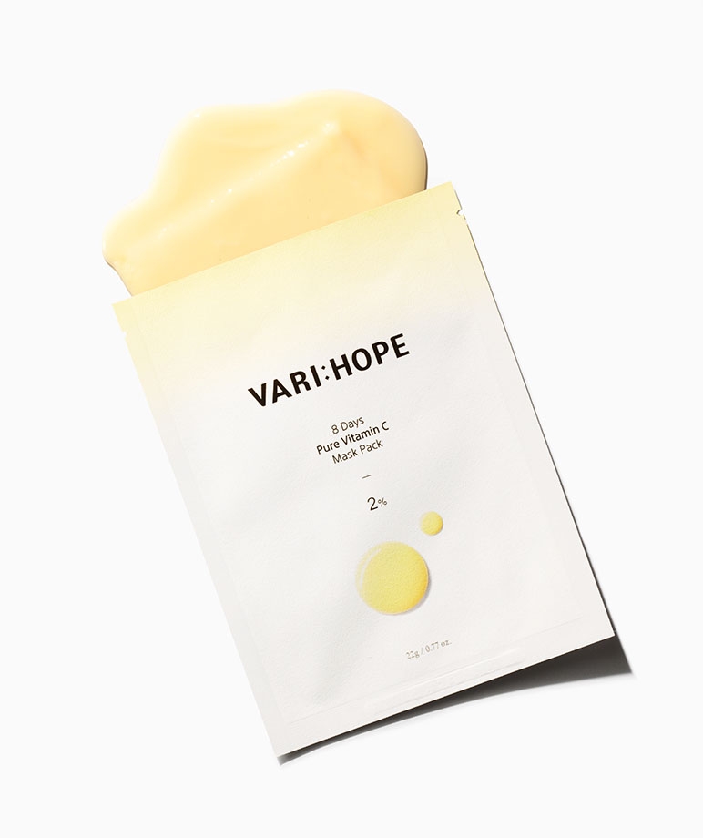 VARI:HOPE 8 days pure vitamin c mask pack 22g * 5ea (box) – image 1 of 4