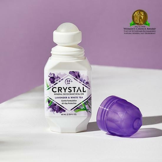CRYSTAL Mineral Deodorant Roll On Lavender&White Tea 66ml – image 4 of 4