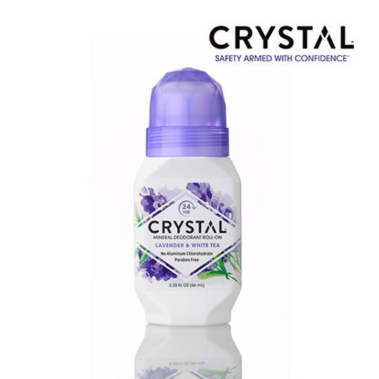 CRYSTAL Mineral Deodorant Roll On Lavender&White Tea 66ml – image 3 of 4