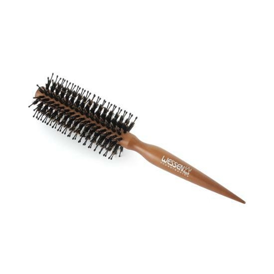 Wessen Walnut Poking Roll Hair Brush