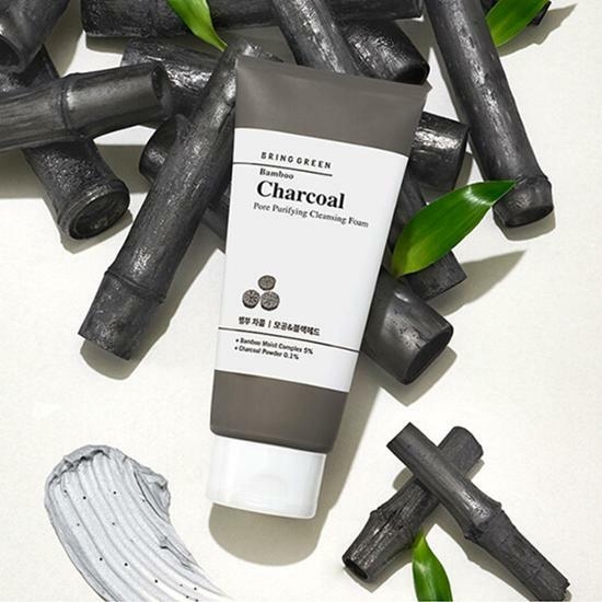 BRINGGREEN Bamboo Charcoal Pore Purifying Cleansing Foam 300ml – image 3 of 4
