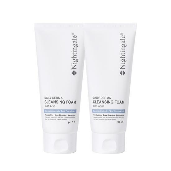Nightingale Daily Derma Cleansing Foam Mild Acid 140ml 1+1 – image 1 of 3