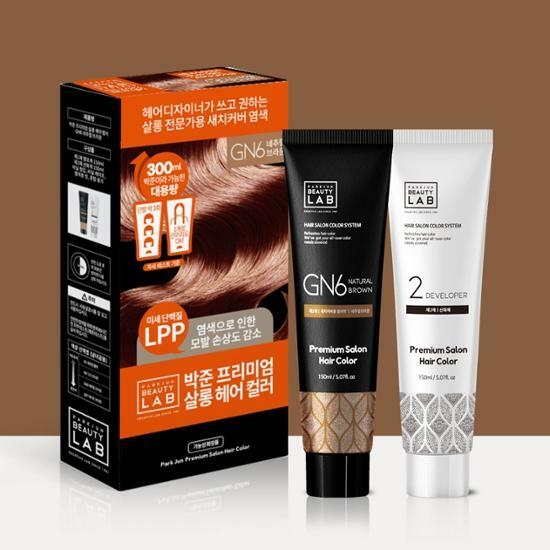 Parkjun beauty lab Salon Pematurely Gray Hair Cover Dye Natural Brown 300ml – image 2 of 2