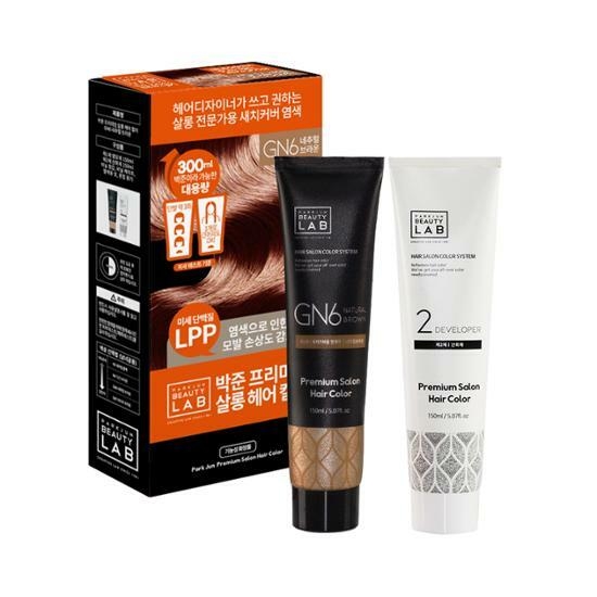Parkjun beauty lab Salon Pematurely Gray Hair Cover Dye Natural Brown 300ml – image 1 of 2