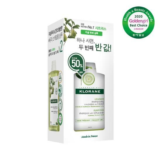 Klorane Citrus Shampoo Duo (400ml*2) (oily scalp & dried hair) – image 6 of 6