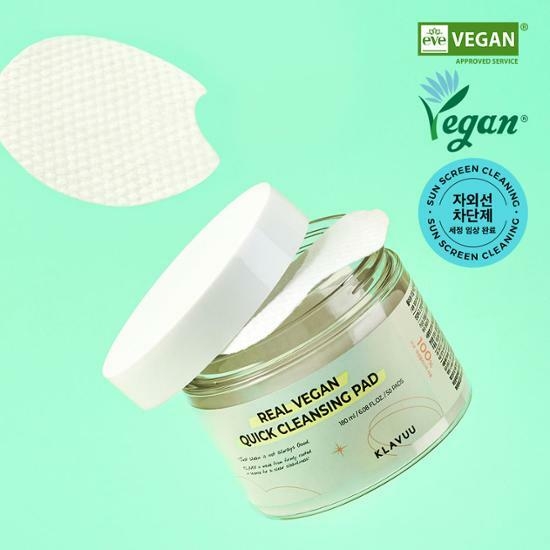 Klavuu Claview Real Vegan Quick Quick Cleansing Pad 50Pads – image 2 of 3