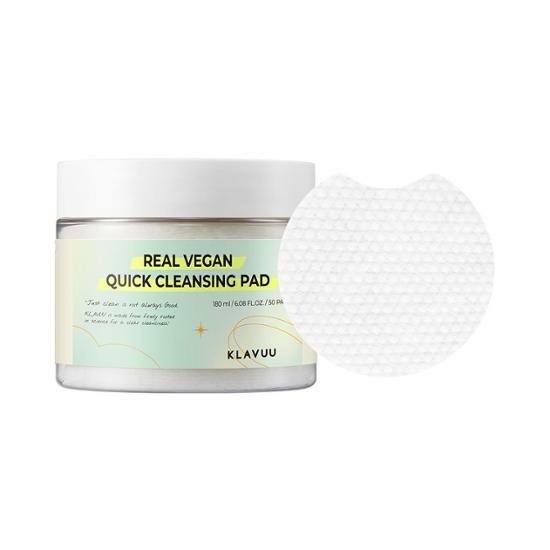 Klavuu Claview Real Vegan Quick Quick Cleansing Pad 50Pads – image 1 of 3