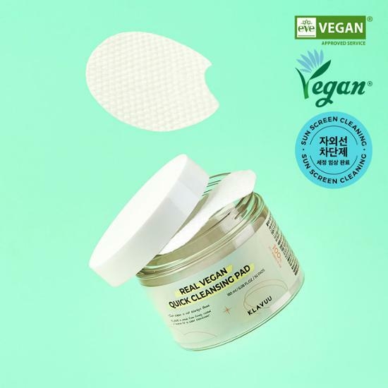 Klavuu Claview Real Vegan Quick Quick Cleansing Pad 50Pads – image 3 of 3