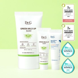 Green Mild Up Sun Plus SPF50+PA ++++ Set (50ml+10ml+Barrier.D Lotion)