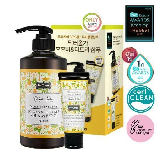 Dr. orga Jojoba & Tea Tree Shampoo 500ml+60ml – image 4 of 4