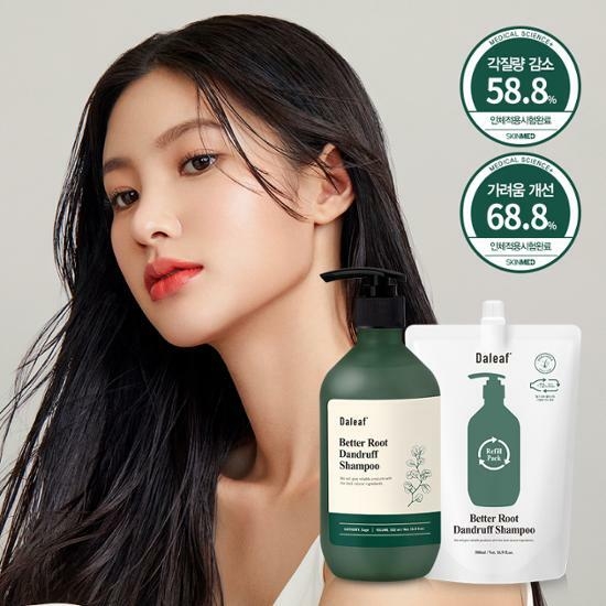 Daleaf Better Root Dandruff Shampoo 500ml+Refill 500ml – image 2 of 3