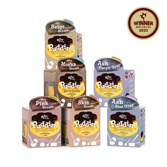 eZn Pudding Hair Color Ash Beige Gray 70ml – image 2 of 2