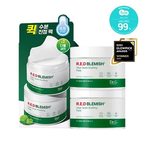 Doctor.G R.E.D Blemish Clear Quick Soothing Pads 70 Pads Duo (70ea*2) – image 1 of 3