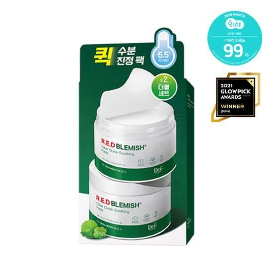 Doctor.G R.E.D Blemish Clear Quick Soothing Pads 70 Pads Duo (70ea*2) – image 3 of 3