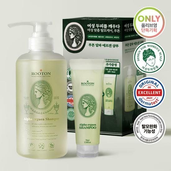 Rooton Alpha Erguen Shampoo 500mL+70mL – image 1 of 2