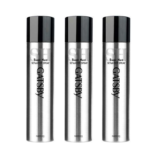 GATSBY Set & Keep Super Hard Spray Large Trio (300ml*3ea)