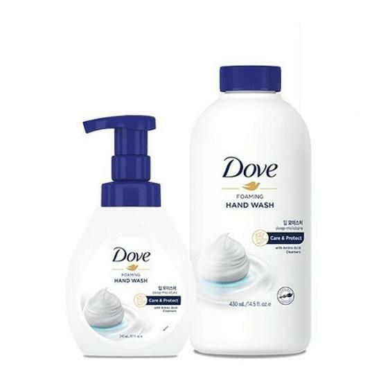 Dove Deep Moisture Foaming Hand Wash 240ml+Refill 430ml