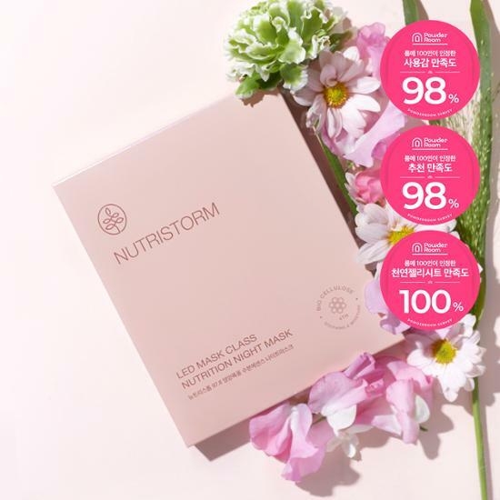 Nutristorm LED Mask Class Nutrition Night Mask Sheet 4ea