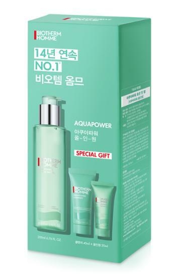 BIOTHERM HOMME Aqua Power All-In One 200ml Set (200ml+20ml+Cleanser 40ml)