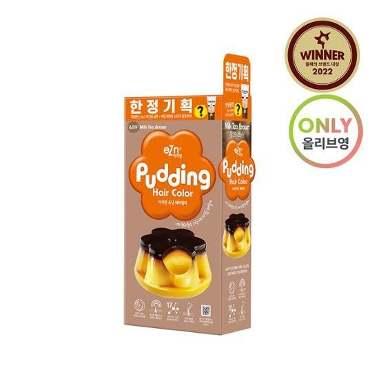 eZn Pudding Hair Color 6.01F Milk Tea Brown Limited Planning 70ml/70ml – image 4 of 4