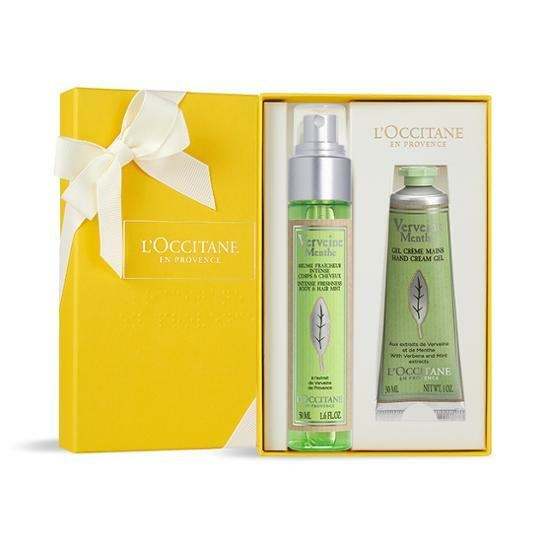L'Occitane Mint Verbena Duo (Hand Cream 30ml+Body&Hair Mist 50ml)