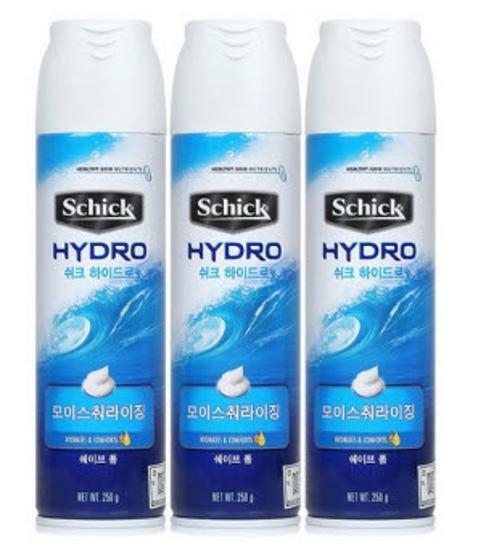 Schick Hydro Shave Foam 250g*3