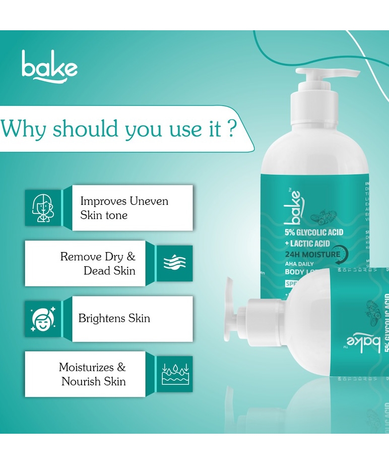 BAKE 2% AHA Exfoliating Body Wash & 5% AHA Body Lotion SPF 30 PA+++ – image 3 of 9