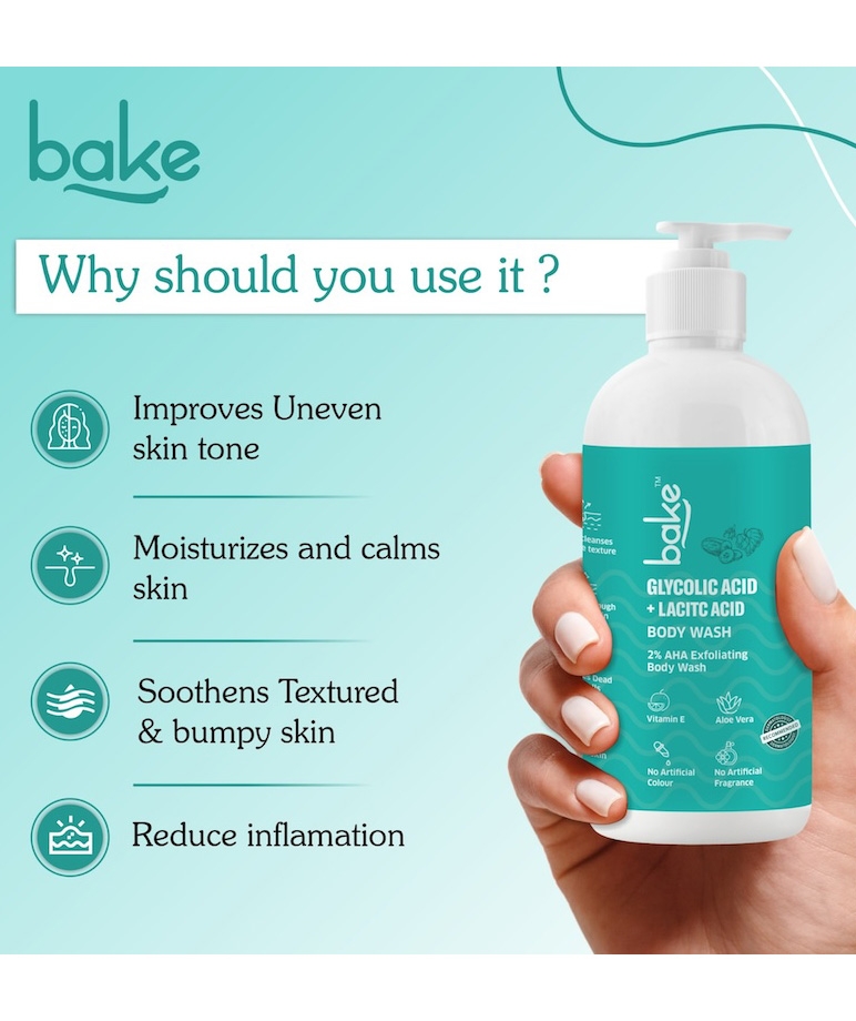 BAKE 2% AHA Exfoliating Body Wash & 5% AHA Body Lotion SPF 30 PA+++ – image 6 of 9