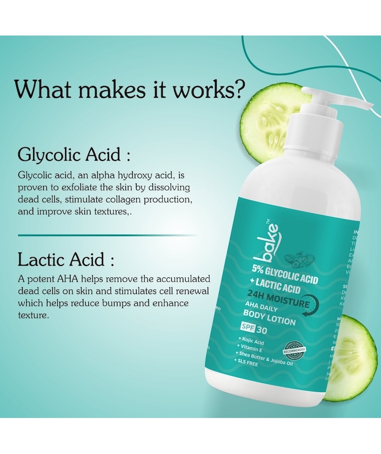 BAKE 2% AHA Exfoliating Body Wash & 5% AHA Body Lotion SPF 30 PA+++ – image 8 of 9