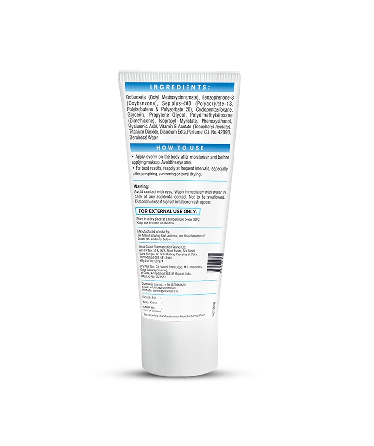 CGG Cosmetic Aqua Bomb Watery Sunscreen Cream SPF 50 Broad Spectrum PA+++ Protection-50gm – image 2 of 7