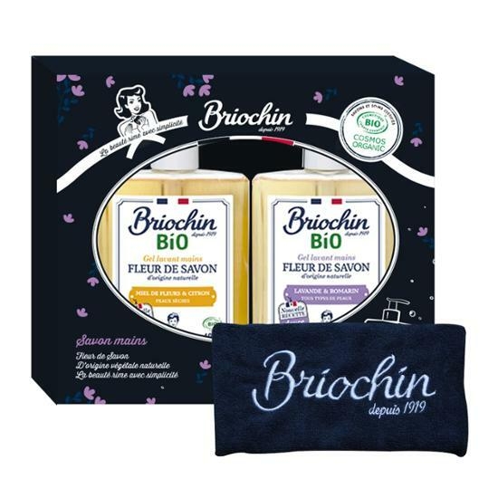 Briochin Hand Soap Set (Lavande&Romarin 400ml+Miel de Fleurs&Citron 400ml)
