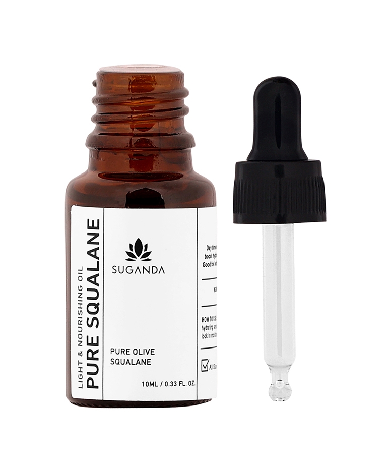 Suganda Pure Squalane 10ml dropper bottle label