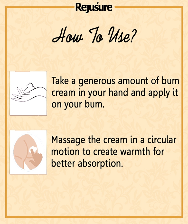 Rejusure Bum Cream – Firms Bum Skin Lightens Skin Tone – 50 gm – image 4 of 6