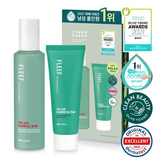 FLEEF Calming All In One [For Trouble Skin] 200mL+Cleansing Gel Foam 100mL