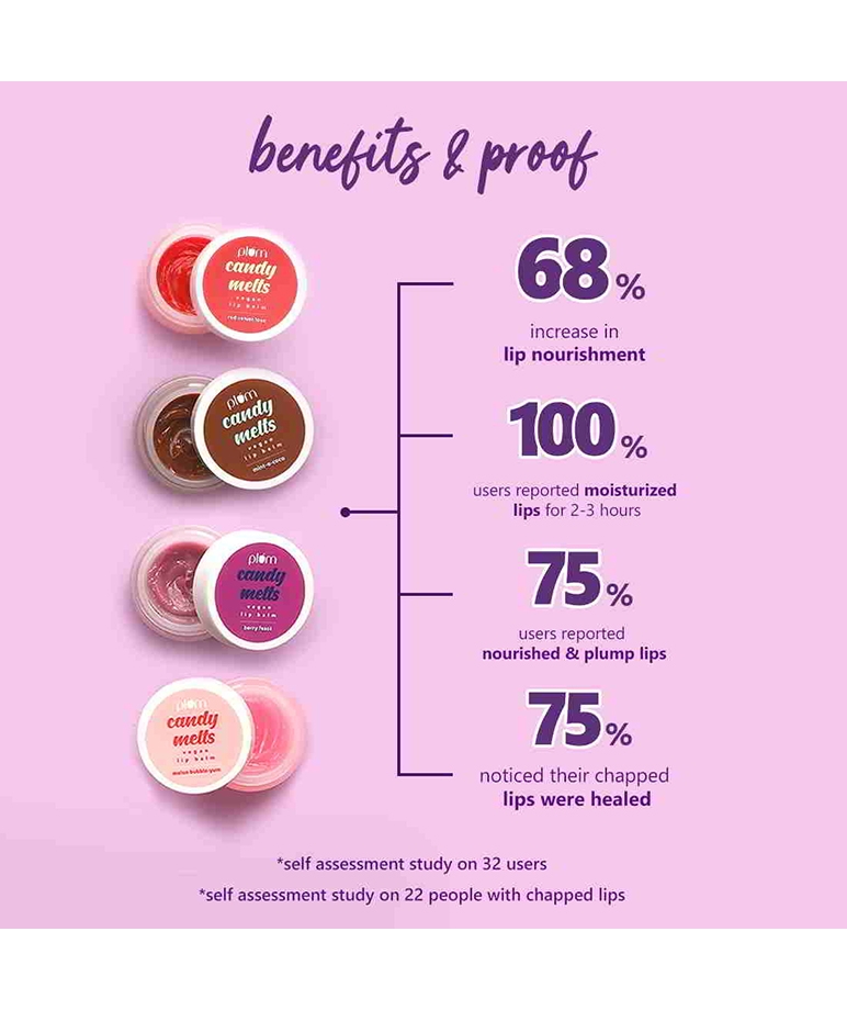 Plum Candy Melts Vegan Lip Balm | Berry Feast - 12 gm – image 6 of 7