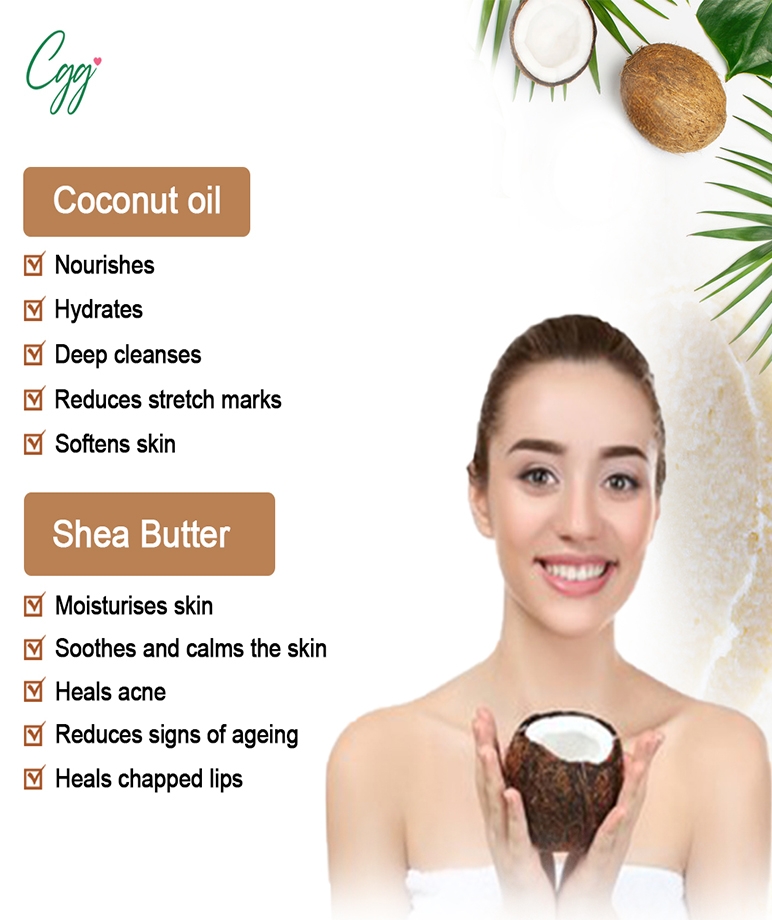 CGG Cosmetic Coconut & Shea Butter Gel Exfoliating Body Scrub - 250gm – image 4 of 5