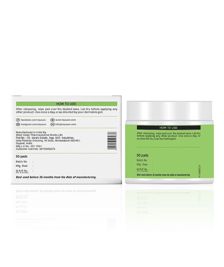 Rejusure Daily Cleansing Pad Deeply Cleanse -50 Pads – image 3 of 9