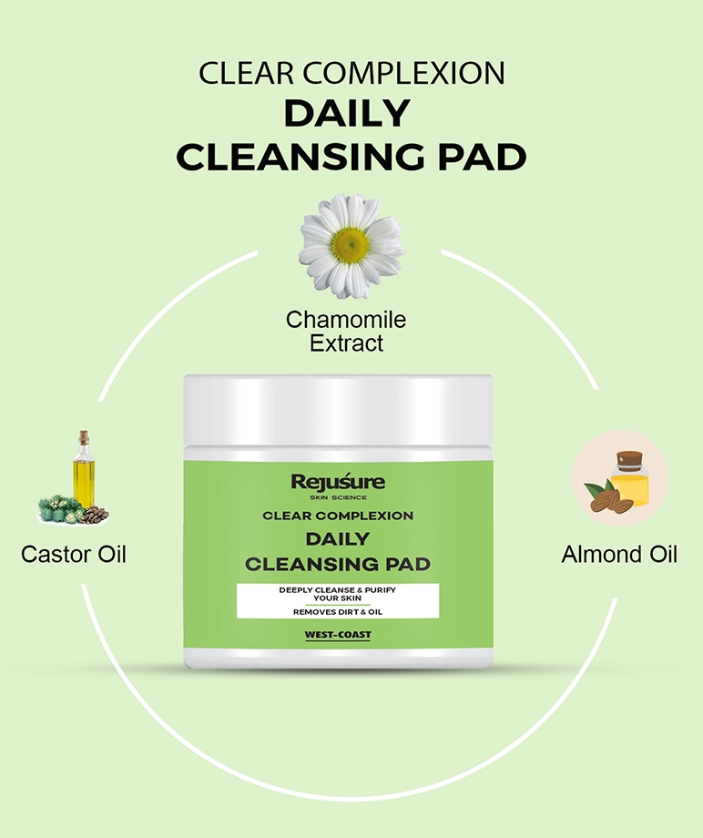 Rejusure Daily Cleansing Pad Deeply Cleanse -50 Pads – image 4 of 9