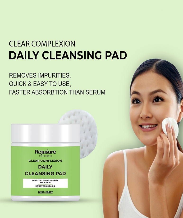 Rejusure Daily Cleansing Pad Deeply Cleanse -50 Pads – image 7 of 9