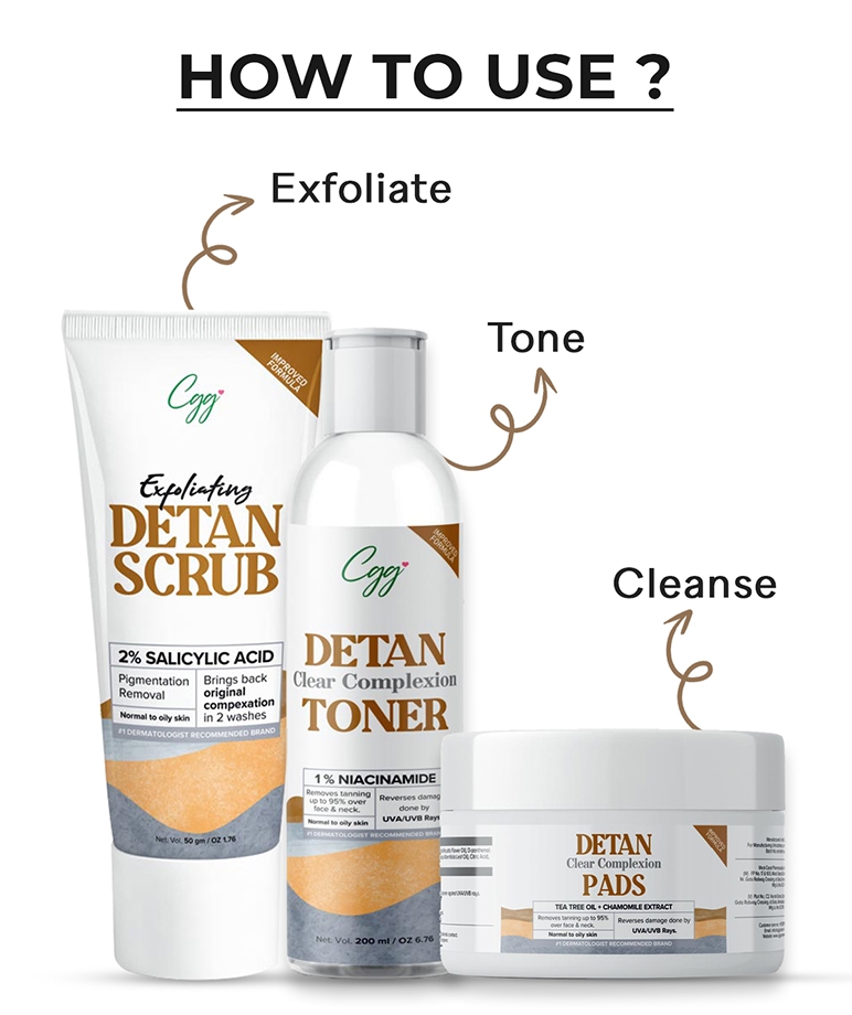 CGG Cosmetic De-Tanning Facial Kit – image 2 of 4