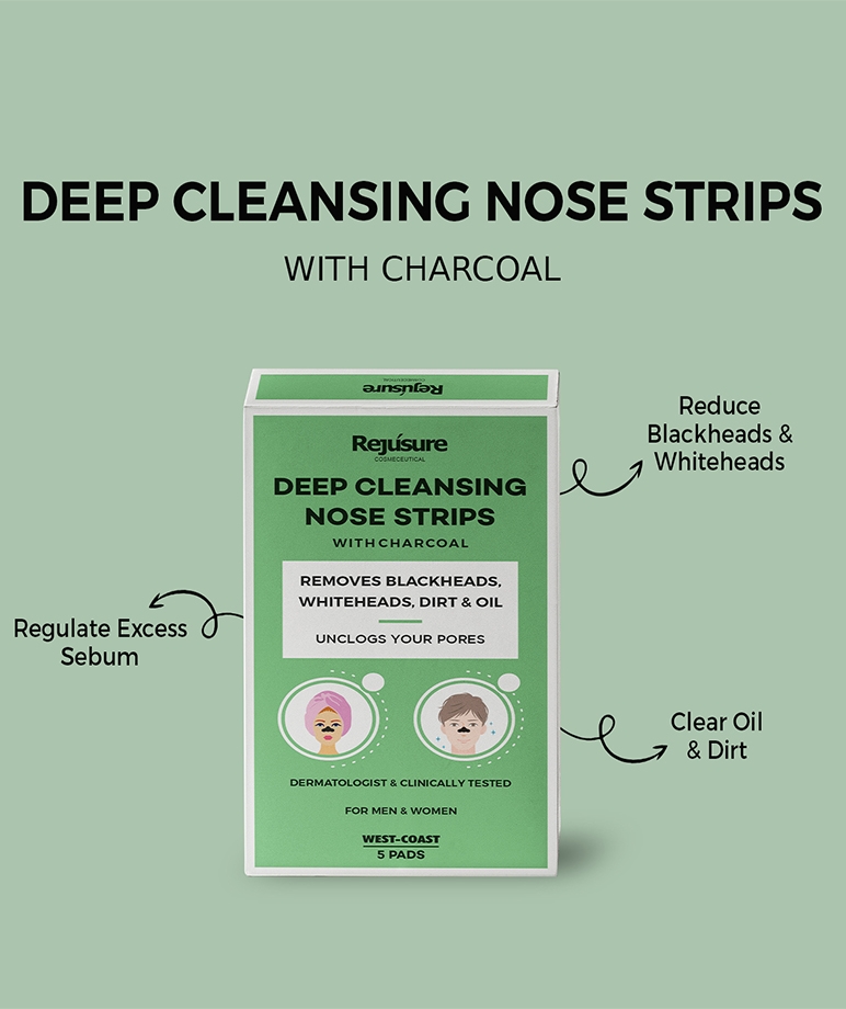 Rejusure Deep Cleansing Nose Strips for Men/Women – (5 Strips) – image 4 of 8