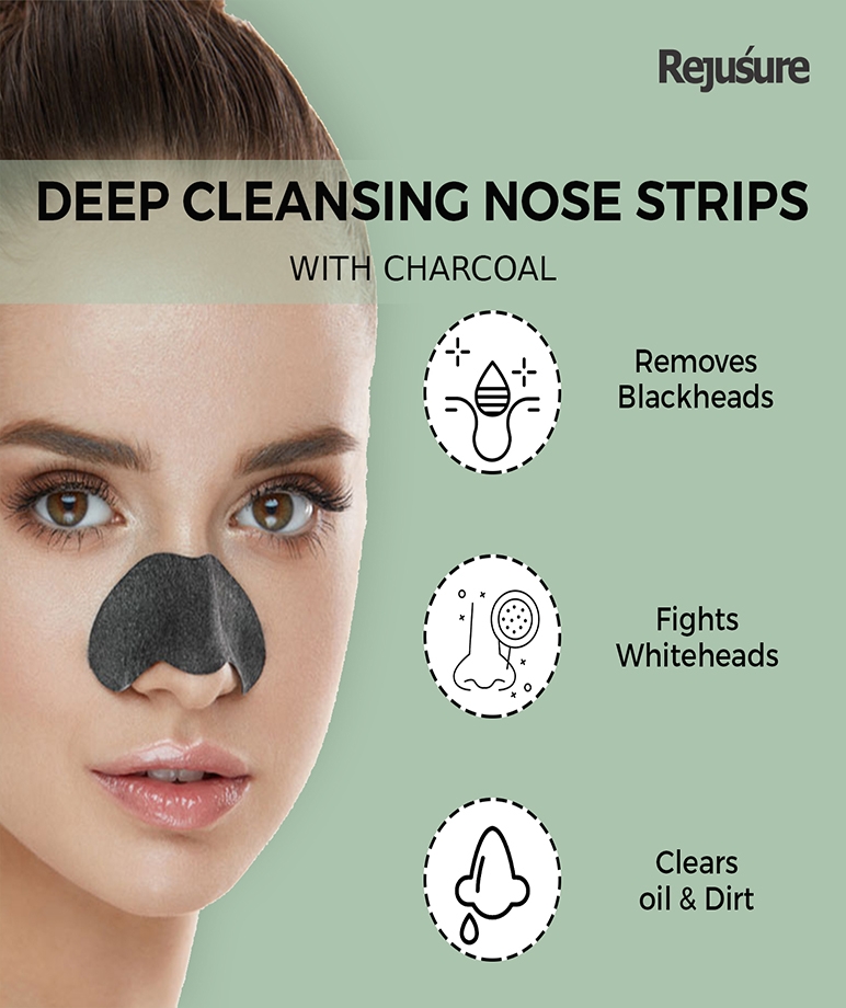 Rejusure Deep Cleansing Nose Strips for Men/Women – (5 Strips) – image 6 of 8
