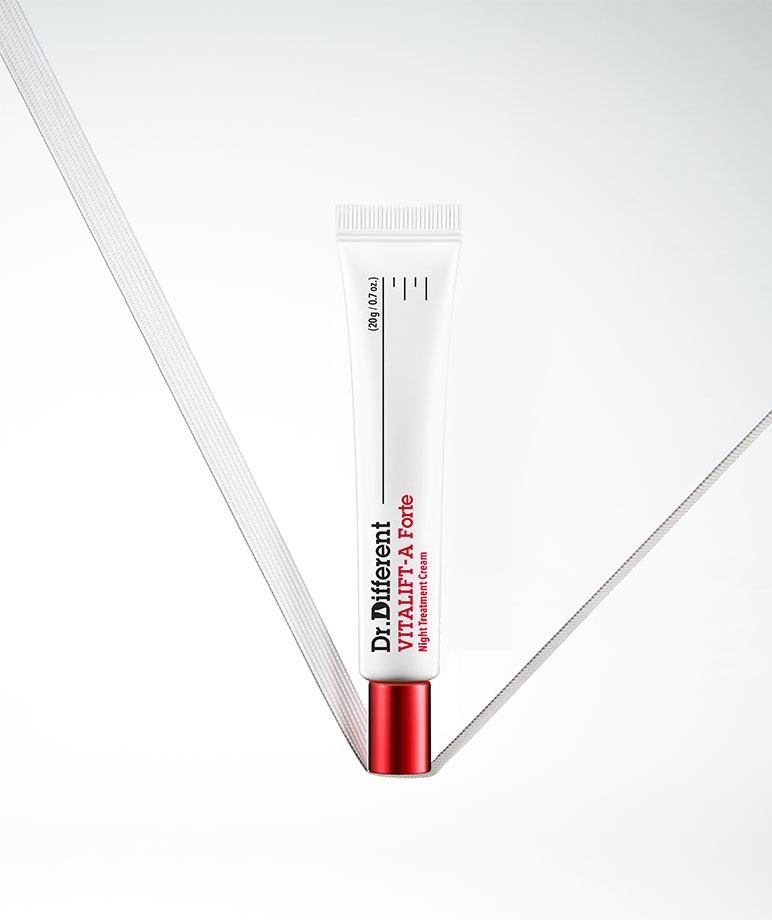 Dr. Different VITALIFT-A Forte Night Treatment Cream 20g airless tube design