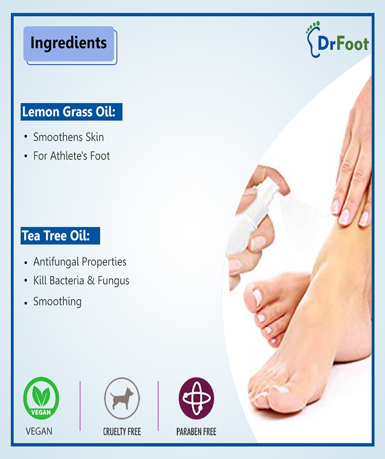 Dr Foot Natural Foot & Shoe Deodorant Spray – 100ml – image 5 of 7