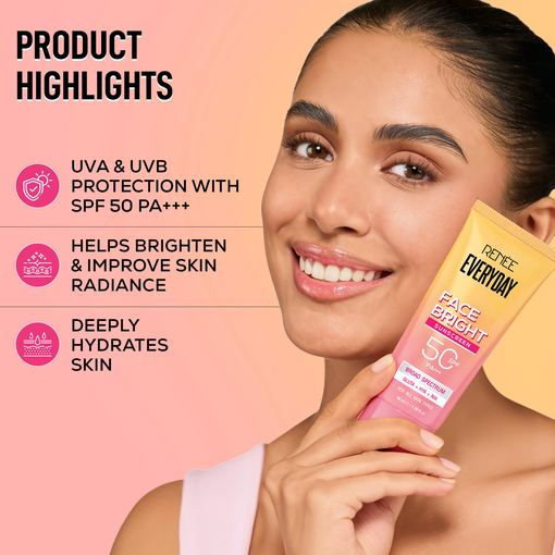 Everyday Face Bright Sunscreen SPF 50 - maccaron