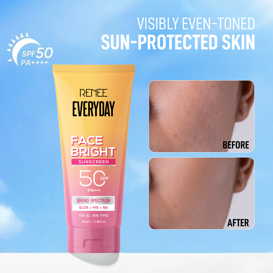 Everyday Face Bright Sunscreen SPF 50 - maccaron