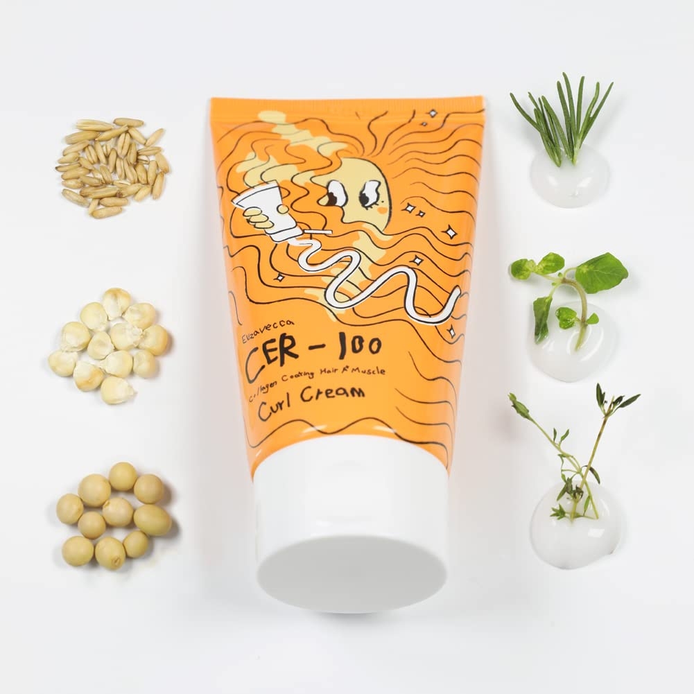Elizavecca CER-100 Curl Cream with oat, soy and herbal plant ingredients