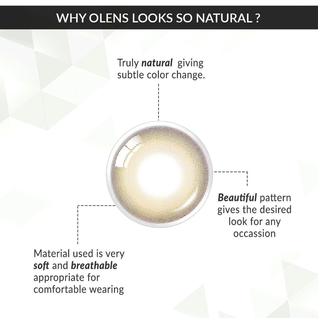 Daily Color Contact Lens - Ending Brown (0.00 Plano) - Premium Coloured ...