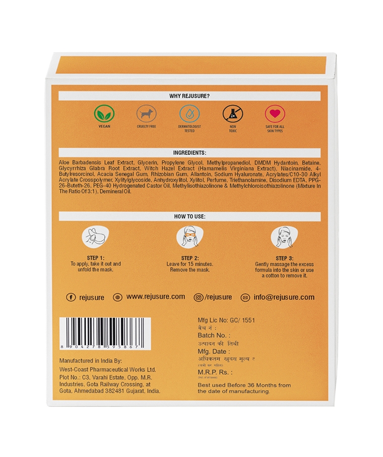 Rejusure Eye Brightening Serum Mask – 1 Mask (Pack of 2) – image 2 of 7
